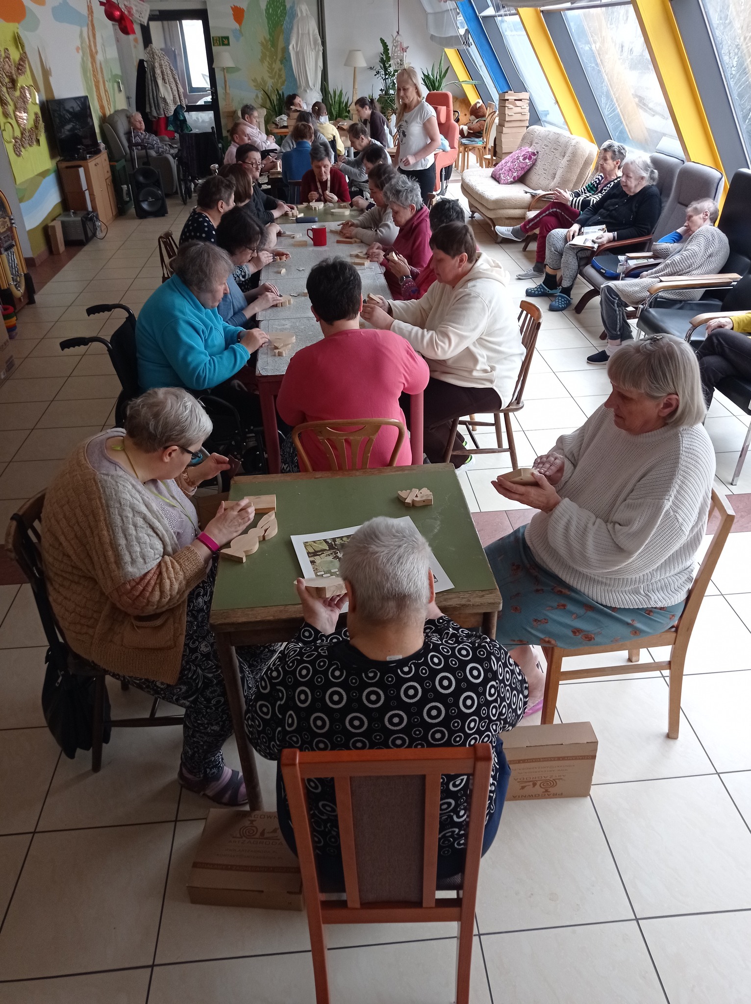 Aus dem Leben des Pflegeheims in Wroclaw-Psi Pole. Integrationsmaßnahmen.