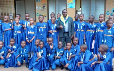 First students finished our school in Muanga.