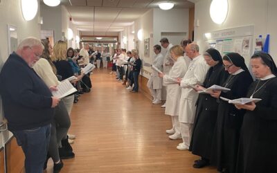Visiting patients at our hospital in Berlin