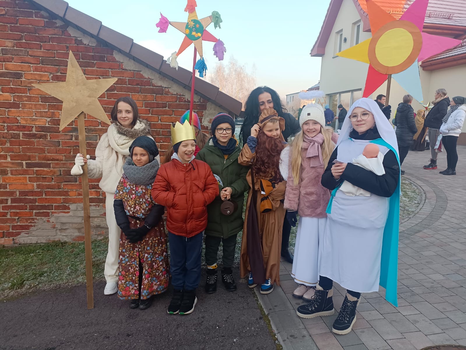 Die Sternsinger in Brzezie