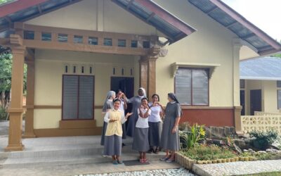 Our first house in Indonesia