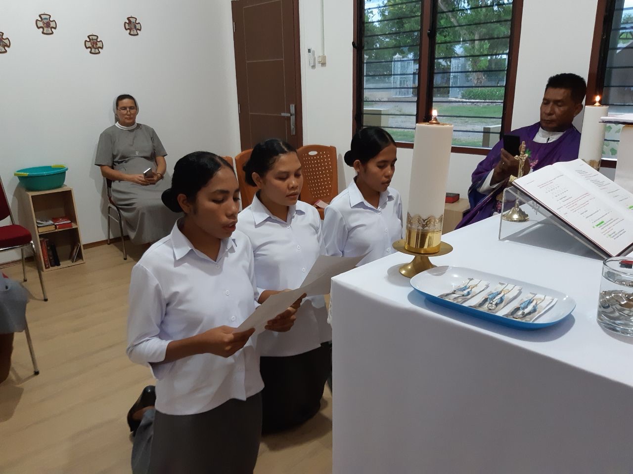 Unsere ersten Postulantinnen in Indonesien